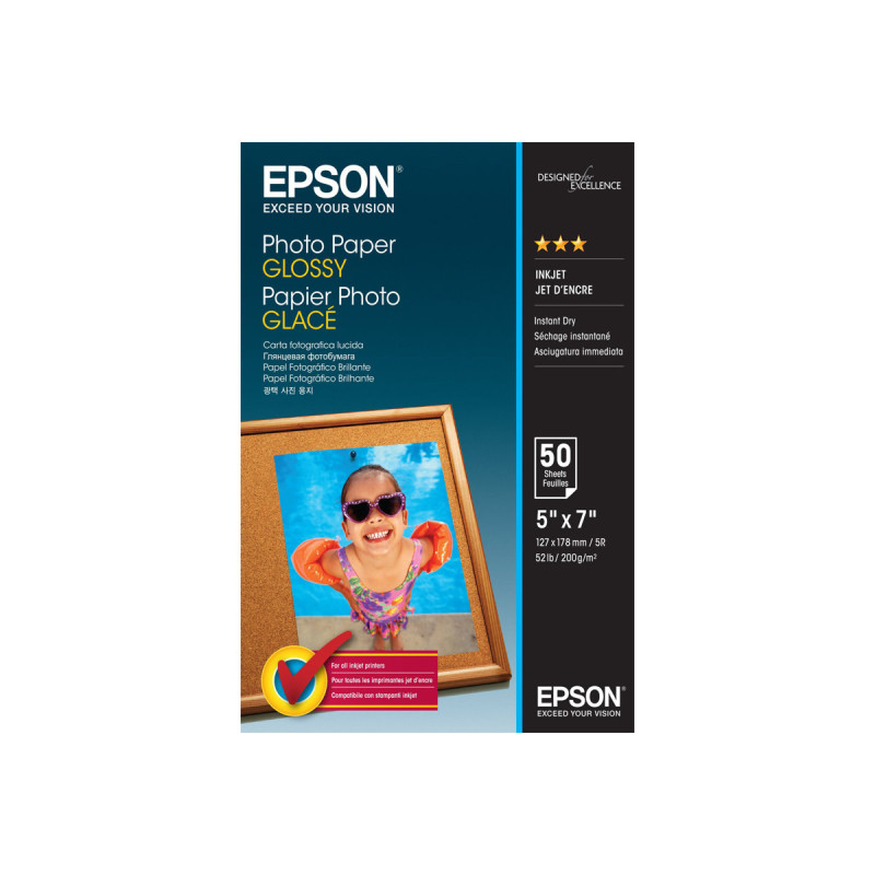 Epson - Brillante - 127 x 178 mm - 200 g/m² - 50 hoja(s) pap | APLIUM