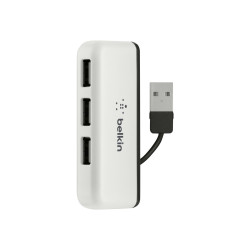 Belkin F4U021BT hub de interfaz 480 Mbit/s Negro, Blanco | APLIUM