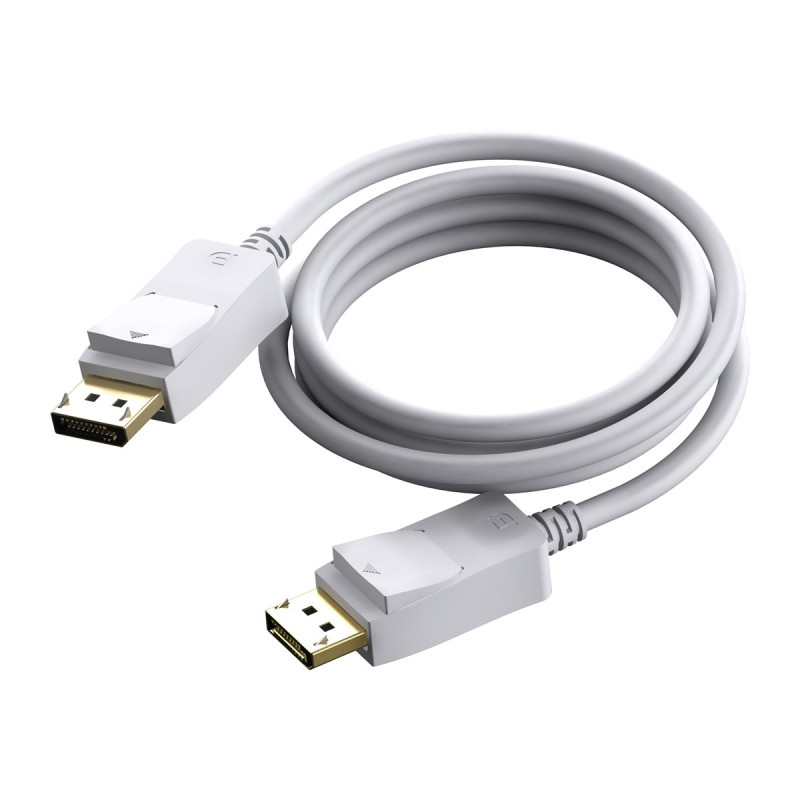 Cable DisplayPort de 2 m - versión 1.2 4k - conectores dorados - sopor