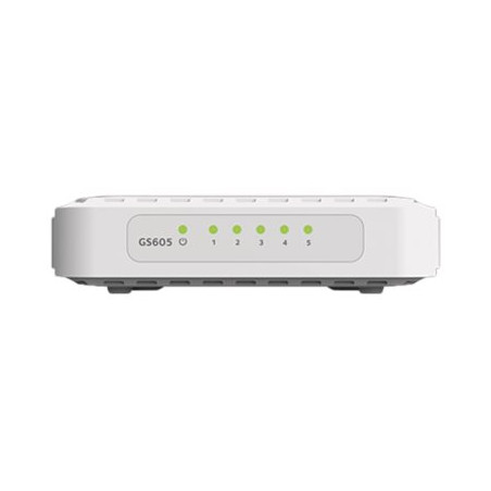 NETGEAR GS605v4 - Conmutador - sin gestionar - 5 x 10/100/1000 - sobre