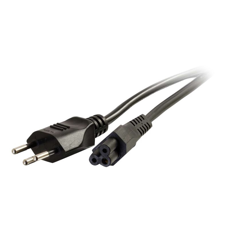 C2G Swiss Laptop Power Cord - Cable de alimentación - IEC 60320 C5 a S