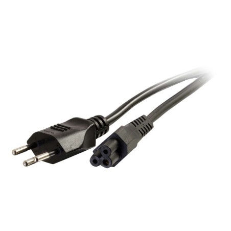 C2G Swiss Laptop Power Cord - Cable de alimentación - IEC 60320 C5 a S