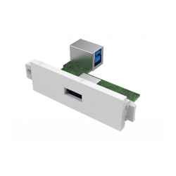 Componente de placa frontal AV modular - módulo USB A (en el frente) a