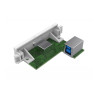 Componente de placa frontal AV modular - módulo USB A (en el frente) a