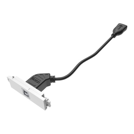 Componente de placa frontal AV modular - módulo USB B (en el frente) a