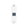 Componente de placa frontal AV modular - módulo USB B (en el frente) a
