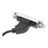 Componente de placa frontal AV modular - módulo USB B (en el frente) a