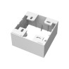 Componente de placa frontal AV modular - caja trasera de montaje en su