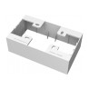 Componente de placa frontal AV modular - caja trasera de montaje en su