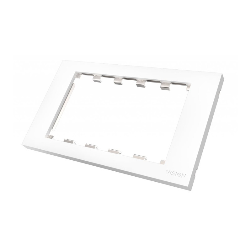 Componente de placa frontal AV modular - marco de doble gang UK - marc