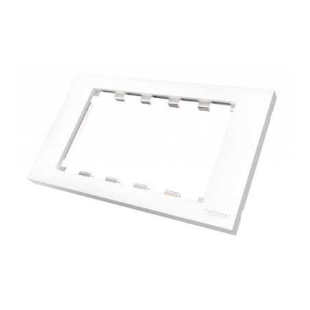 Componente de placa frontal AV modular - marco de doble gang UK - marc