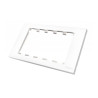 Componente de placa frontal AV modular - marco de doble gang UK - marc