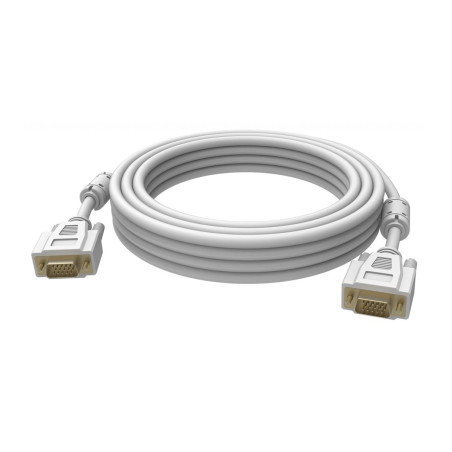 Cable VGA de 10 m - conectores chapados en oro - núcleos de ferrita en