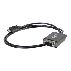 C2G USB 2.0 USB C to DB9 Serial RS232 Adapter Cable Black - | APLIUM