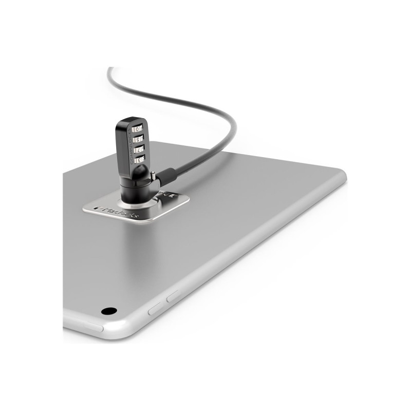 Universal Tablet Lock With Combination Cable Lock - Black | APLIUM