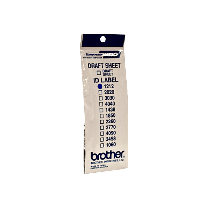 Brother ID1212 - 12 x 12 mm 12 etiqueta(s) etiquetas de ID d | APLIUM
