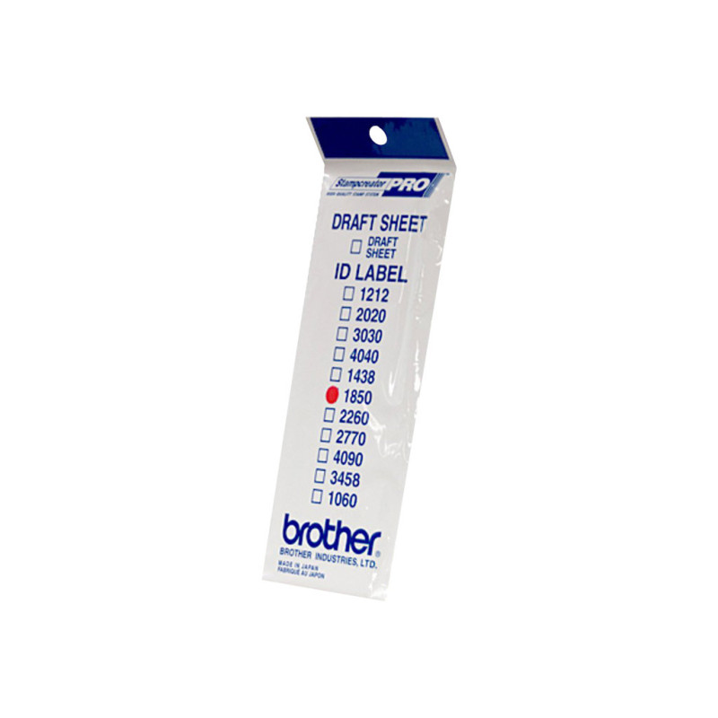 Brother ID1850 - 18 x 50 mm 12 etiqueta(s) etiquetas de ID d | APLIUM