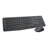 Logitech MK235 - Juego de teclado y ratón - inalámbrico - 2.4 GHz - fr
