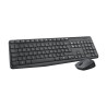 Logitech MK235 - Juego de teclado y ratón - inalámbrico - 2.4 GHz - po