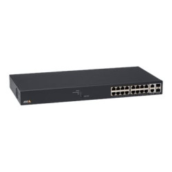 Axis T8516 - Conmutador - Gestionado - 16 x 10/100/1000 (PoE+) + 2 x 1