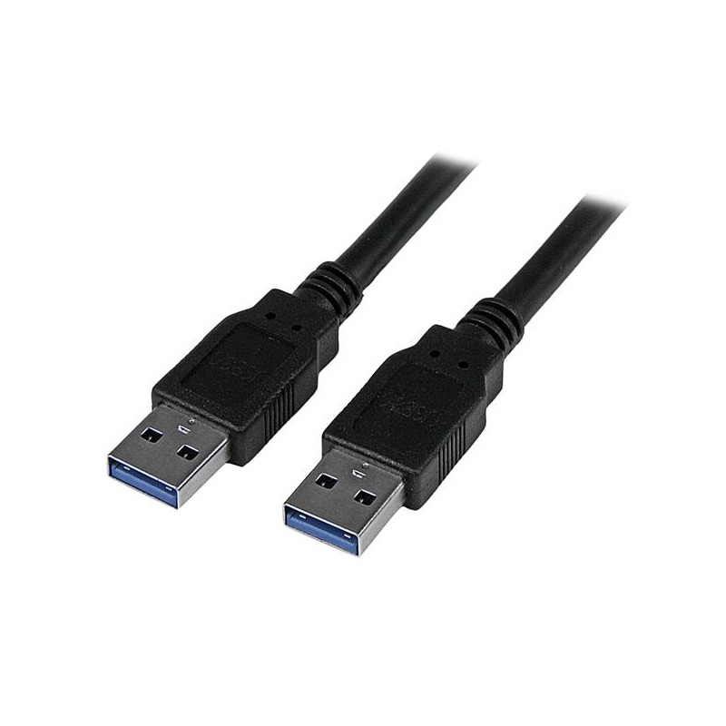 1.8m Black SuperSpeed USB 3.0 Cable A/A