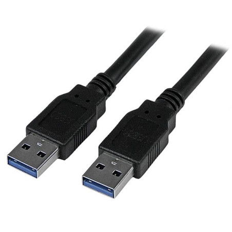 1.8m Black SuperSpeed USB 3.0 Cable A/A