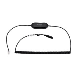 Desk Phone Cable Jabra Evolve RJ9 To 3.5 Mm Jack Conv. CABLE | APLIUM