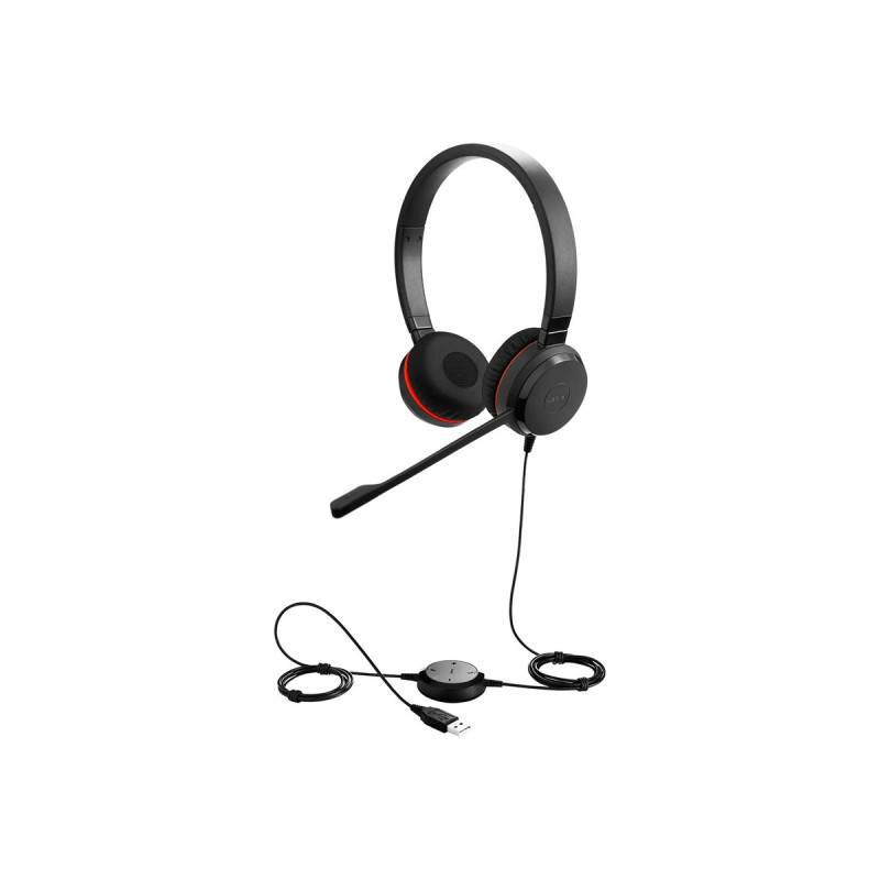 Jabra Evolve 30 II UC stereo - Auricular - en oreja - cableado - conec