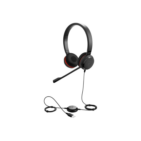 Jabra Evolve 30 II UC stereo - Auricular - en oreja - cableado - conec