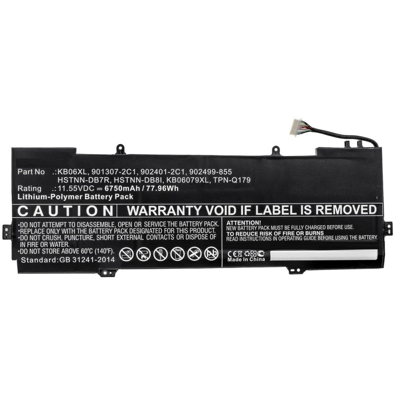Laptop Battery for HP 79.00Wh