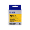 Epson LabelWorks LK-3YBW - Adhesivo resistente - negro sobre amarillo