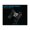 Logitech Flight Rudder Pedals - Pedales - cableado - para PC | APLIUM