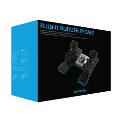 Logitech Flight Rudder Pedals - Pedales - cableado - para PC | APLIUM