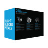Logitech Flight Rudder Pedals - Pedales - cableado - para PC | APLIUM