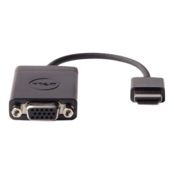 Dell - Adaptador de vídeo - HDMI macho a HD-15 (VGA) hembra - negro