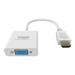 Adaptador HDMI a VGA - resolución máxima 1920 x 1080 - no convierte VG