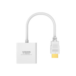 Adaptador HDMI a VGA - resolución máxima 1920 x 1080 - no convierte VG