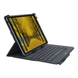 Logitech Universal - Caja de teclado y folio - inalámbrico - Bluetooth