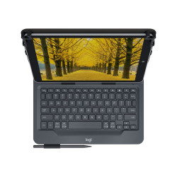 Logitech Universal - Caja de teclado y folio - inalámbrico - Bluetooth