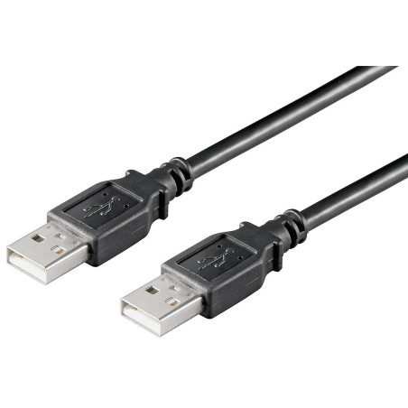 USB2.0 A-A 0,5m M-M, Black