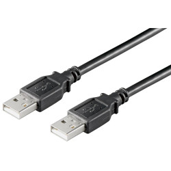 USB2.0 A-A 1m M-M, Black