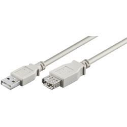 USB2.0 Extension A-A 0,5m M-F