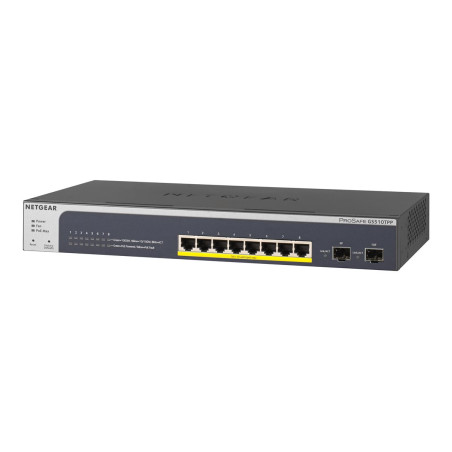 8-PORT POE+ Gb Webmgd Switch 2 SFP Ports | APLIUM