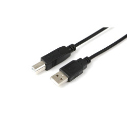 USB2.0 A-B M-M 0,1m BLACK