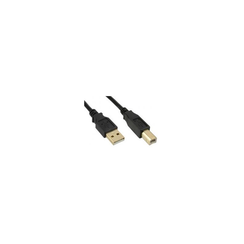 USB2.0 A-B 3m M-M Goldplated