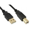 USB2.0 A-B 3m M-M Goldplated