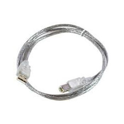 USB2.0 A-B 5m M-M,Transparent