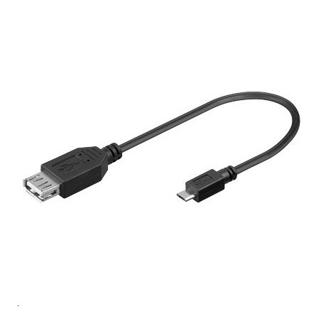 USB A - B Micro F-M 0,20m