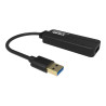 Cable USB A a HDMI: se conecta a USB y tiene un conector HDMI de tamañ