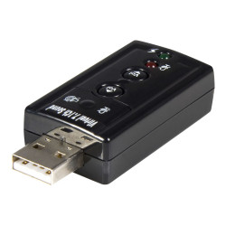Tarjeta De Sonido USB Externa 7.1 Virtual Adaptador In | APLIUM